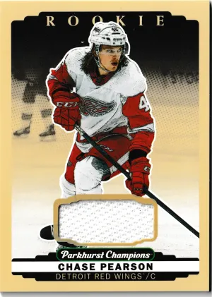 2022-23 Upper Deck Parkhurst Champions Chase Pearson Rookie Jersey #298
