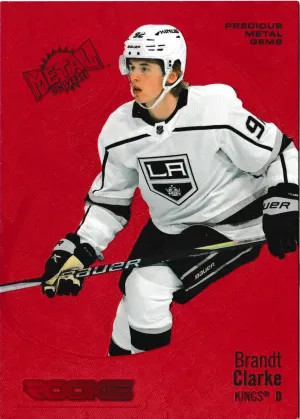 22-23 Metal Universe Brandt Clarke Rookie Red Precious Metal Gems 47/100 #195