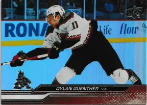 2023-24 Upper Deck Series 1 Dylan Guenther Silver Foil EPACK Base #6