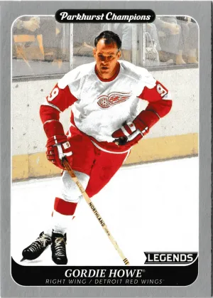2023-24 Upper Deck Parkhurst Champions Gordie Howe SP Legends Silver #254 1:60