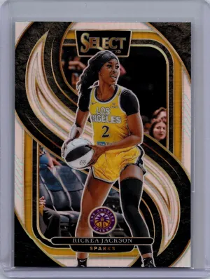 2025 Panini Select WNBA #190 Rickea Jackson Silver Prizms