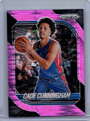 2025-26 Panini Prizm #2 Cade Cunningham Pink Pulsar Prizm #/199