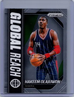 2025-26 Panini Prizm #23 Hakeem Olajuwon Global Reach