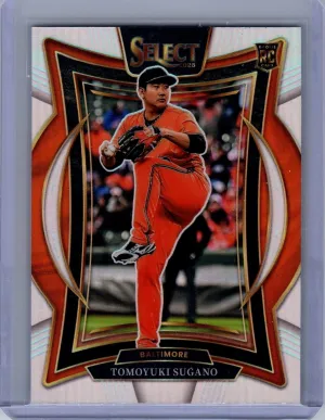 2025 Panini Select #92 Tomoyuki Sugano Silver Prizms