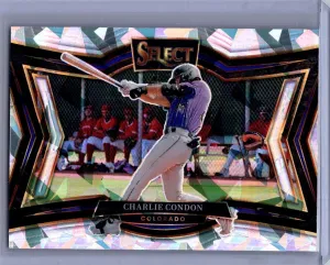 2025 Panini Select #228 Charlie Condon Ice Prizms