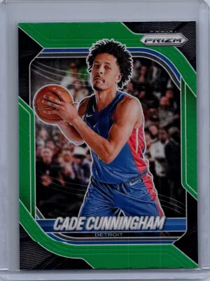 2025-26 Panini Prizm #2 Cade Cunningham Green Prizm