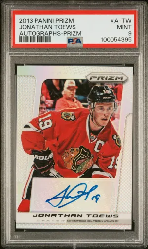 2013 Panini Prizm Autographs Jonathan Toews Autographs-Prizm