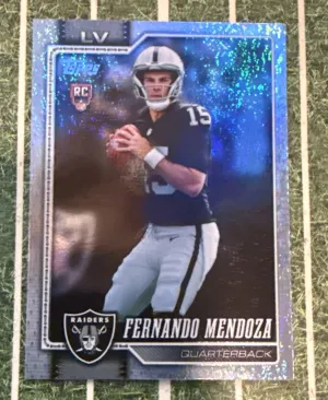 2026 Topps Flagship Fernando Mendoza Holo Foil