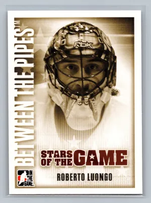 2008-09 In The Game Between The Pipes ROBERTO LUONGO #72 NM