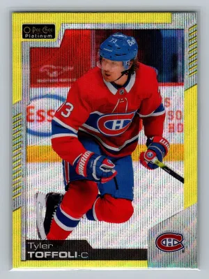2020-21 O-Pee-Chee Platinum - Tyler Toffoli #98 Neon Yellow Surge