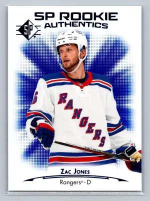 2021-22 UD SP Hockey Rookie Authentics Blue #122 Zac Jones