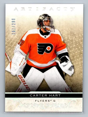 2021-22 Upper Deck Artifacts Silver Spectrum /299 Carter Hart #9