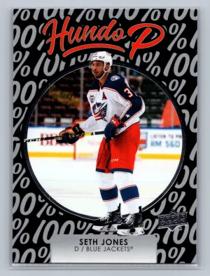 2021-22 Upper Deck Hundo P #HP-21 - Seth Jones - Columbus Blue Jackets