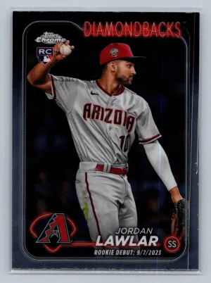 2024 Topps Chrome - #229 Jordan Lawlar (RC)