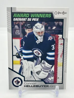 Connor Hellebuyck 2020-21 Upper Deck Series 2 🏒 O-Pee-Chee Update Award Winners