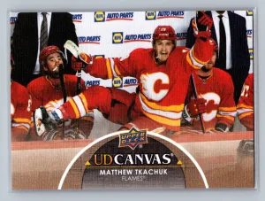 2021-22 Upper Deck UD Canvas #C133 Matthew Tkachuk Flames
