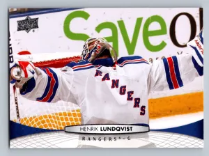 2011-12 Upper Deck Rangers Hockey Card #73 Henrik Lundqvist