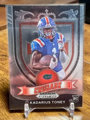 2021 Panini Prizm Draft Picks Crusade #176 Kadarius Toney RC