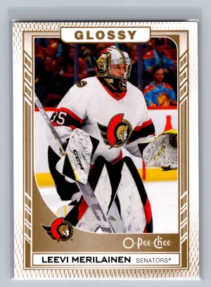 2023-24 Upper Deck Series 2 Leevi Merilainen Rookie RC O-Pee-Chee Gold Glossy