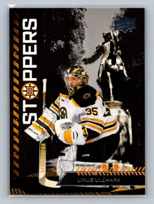 2023-24 Upper Deck Boston Bruins Centennial Stoppers LINUS ULLMARK #ST-14 NM