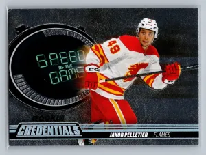 2023-24 Upper Deck Credentials - Speed of the Game Jakob Pelletier #SGR7 (RC)