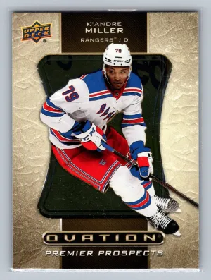 20-21 UD Extended Hockey Rookie Premier Prospects Ovation O-43 K’Andre Miller