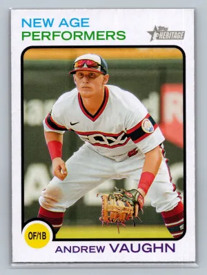 2022 Topps Heritage ANDREW VAUGHN New Age Performers NAP-25