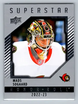 2022-23 Upper Deck Series 2 "Superstar Honor Roll" Mads Sogaard #HR-62