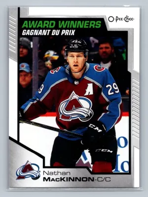 2020-21 Upper Deck OPC Award Winners Nathan MacKinnon - Lady Bing #607