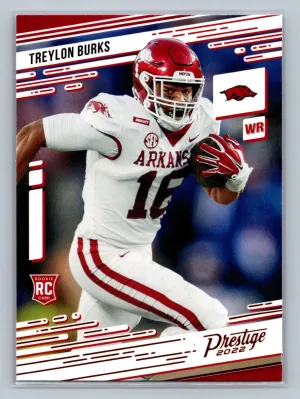 2022 Panini Chronicles Draft Picks - Prestige Pink #13 Treylon Burks (RC)