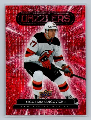2022-23 Upper Deck Series 1 - Dazzlers Yegor Sharangovich #DZ-35 Red