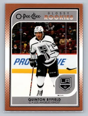 Quinton Byfield 2021-22 Upper Deck O-Pee-Chee Glossy Rookies Bronze RC SP