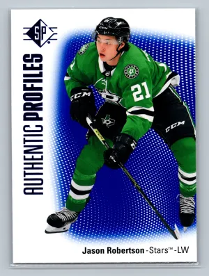 2021-22 SP #AP-8 Jason Robertson Authentic Profiles Blue