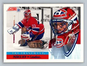 1991-92 Score - The Franchise Patrick Roy #314