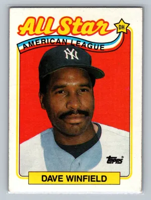 1989 Topps #407 Dave Winfield