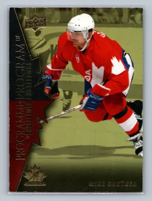 2021-22 UD Tim Hortons Team Canada Program of Excellence MIKE GARTNER #POE-13