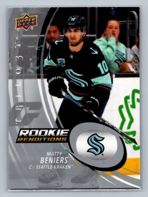 2022-23 Upper Deck Trilogy - Rookie Renditions Matty Beniers #RR-38 (RC)