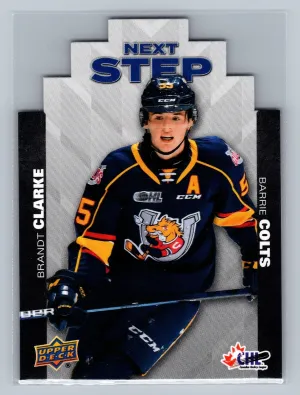 2021-22 Upper Deck CHL Next Step Brandt Clarke #NS-5