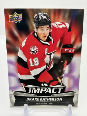2019-20 UD AHL AHL Impact #I-2 Drake Batherson - Belleville Senators