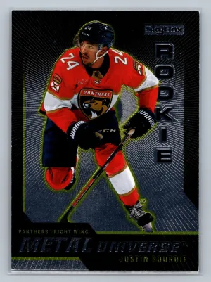 2023-24 Skybox Metal Universe - 2008-09 Rookie Retros Justin Sourdif #R-44 (RC)