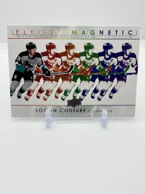 2021-22 Upper Deck Series 1 LOGAN COUTURE Electro Magnetic - San Jose Sharks