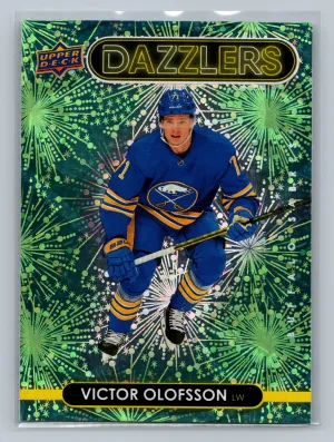 2021-22 Upper Deck Series 2 Hockey Green VICTOR OLOFSSON #DZ-56 NM