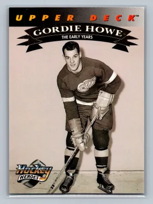 1992 Upper Deck GORDIE HOWE Hockey Heroes #19 NM