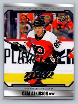 2024-25 Upper Deck MVP #50 Cam Atkinson Silver Script Philadelphia Flyers