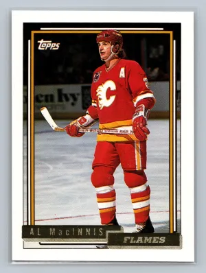 1992-93 Topps Gold AL MACINNIS #452 NM
