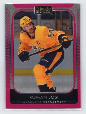 2021-22 Roman Josi O-Pee-Chee Platinum Matte Pink #182 Nashville Predators