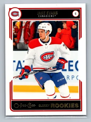 2020-21 Upper Deck Series 1 Hockey JAKE EVANS Glossy Rookies #R-9 NM