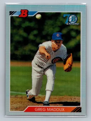 2017 Bowman - Chrome 1992 Bowman Design Greg Maddux #92B-GM