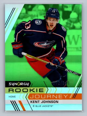2022-23 UD Synergy Rookie Journey /249 #RJ-2 Kent Johnson -Columbus Blue Jackets