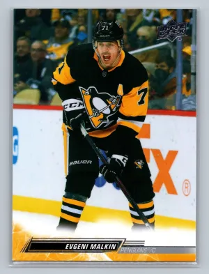 2022-23 Upper Deck Series 2 Base #392 Evgeni Malkin - Pittsburgh Penguins